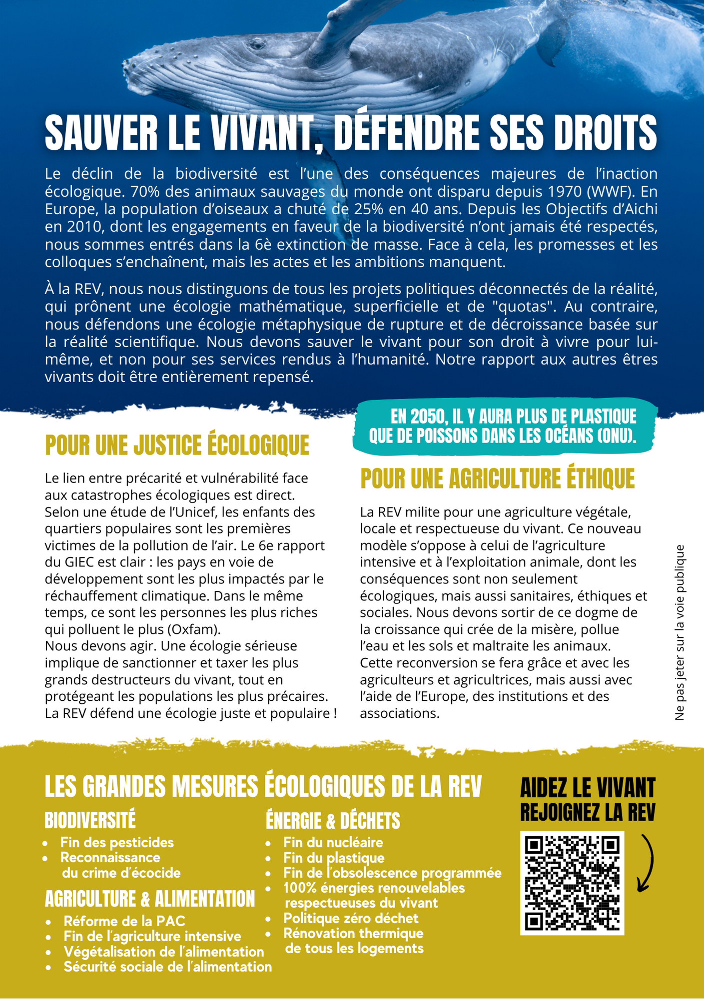 Tract REV Écologie radicale verso