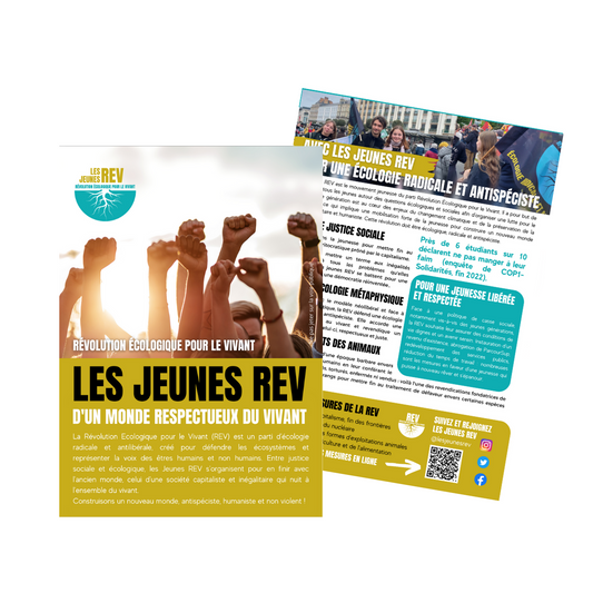 100 tracts "Les Jeunes REV"