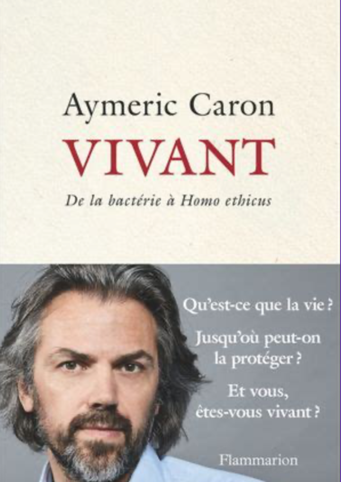 Couverture livre Vivant, Aymeric Caron