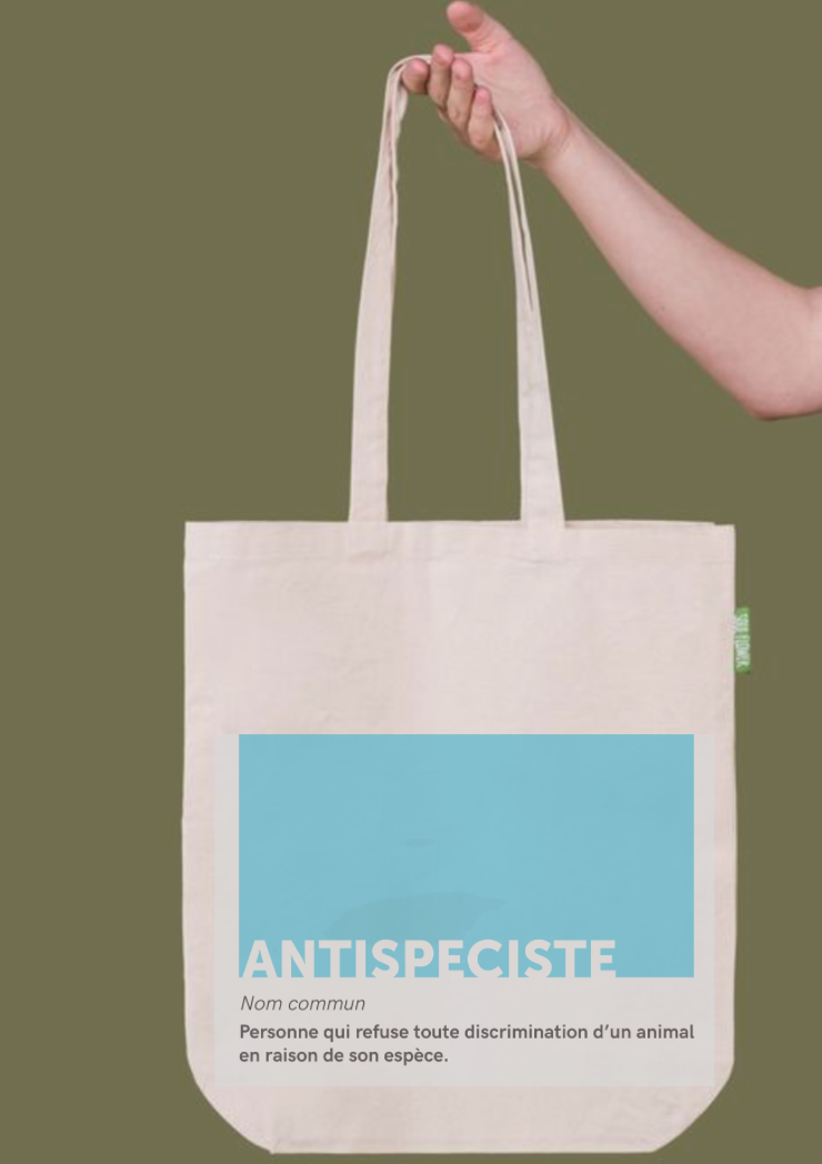 Tote bag REV antispéciste