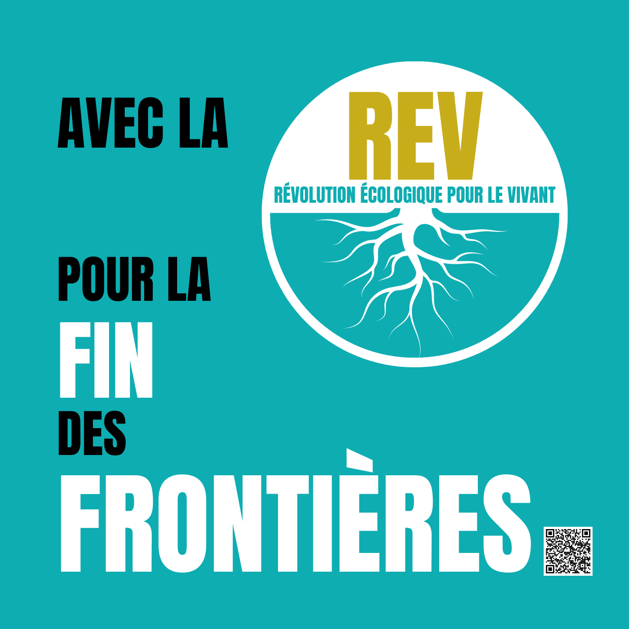 Sticker pour la fin des frontières