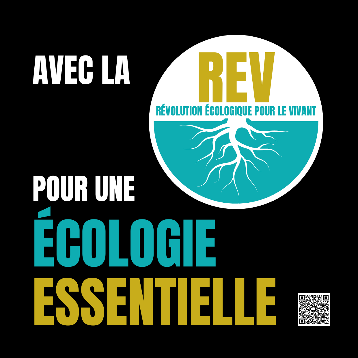 Sticker REV pour une écologie essentielle