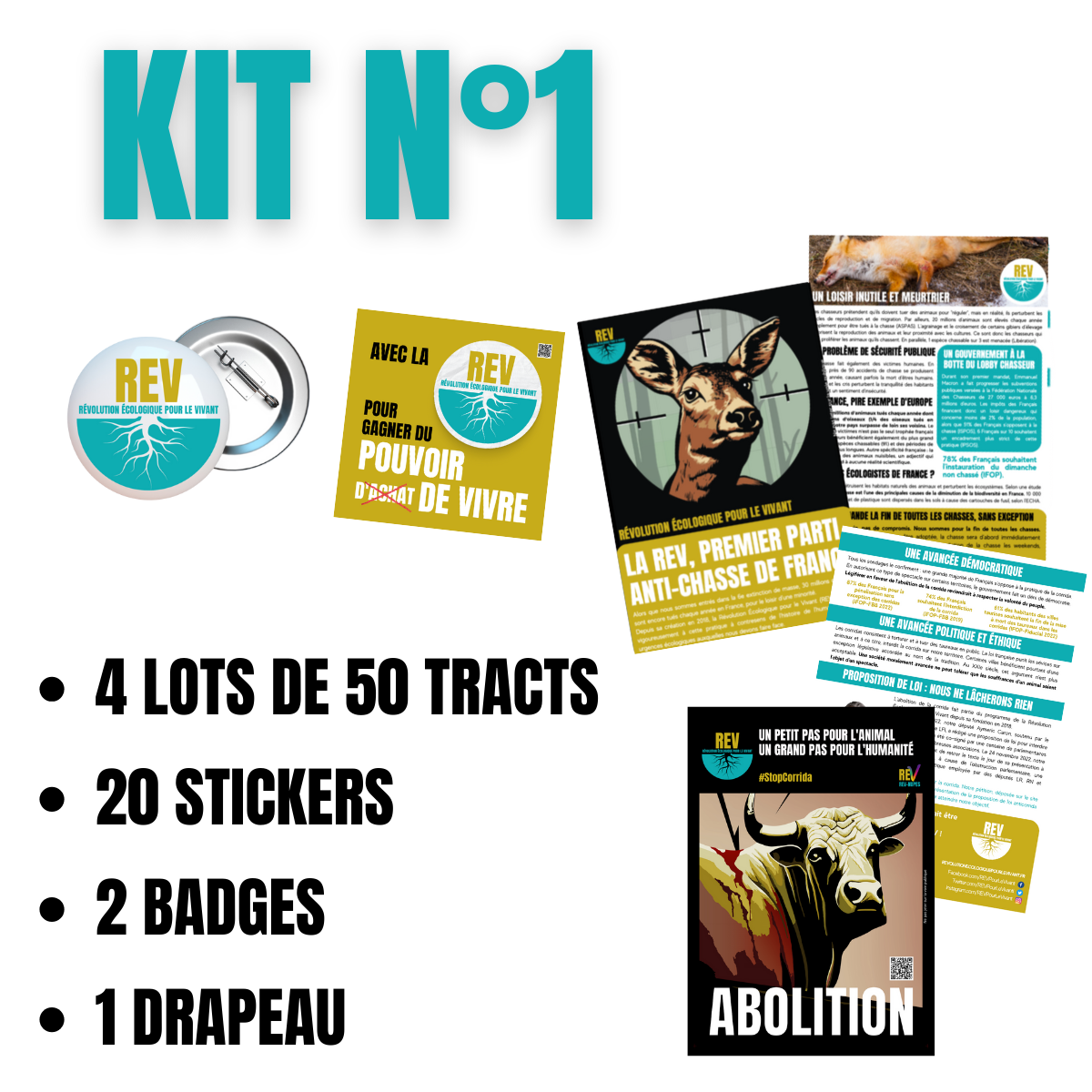 Kit de matériel militant de la REV